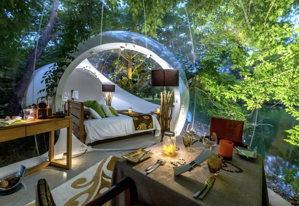 double bubble tent