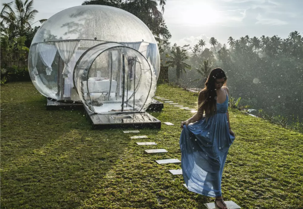 patio bubble tent