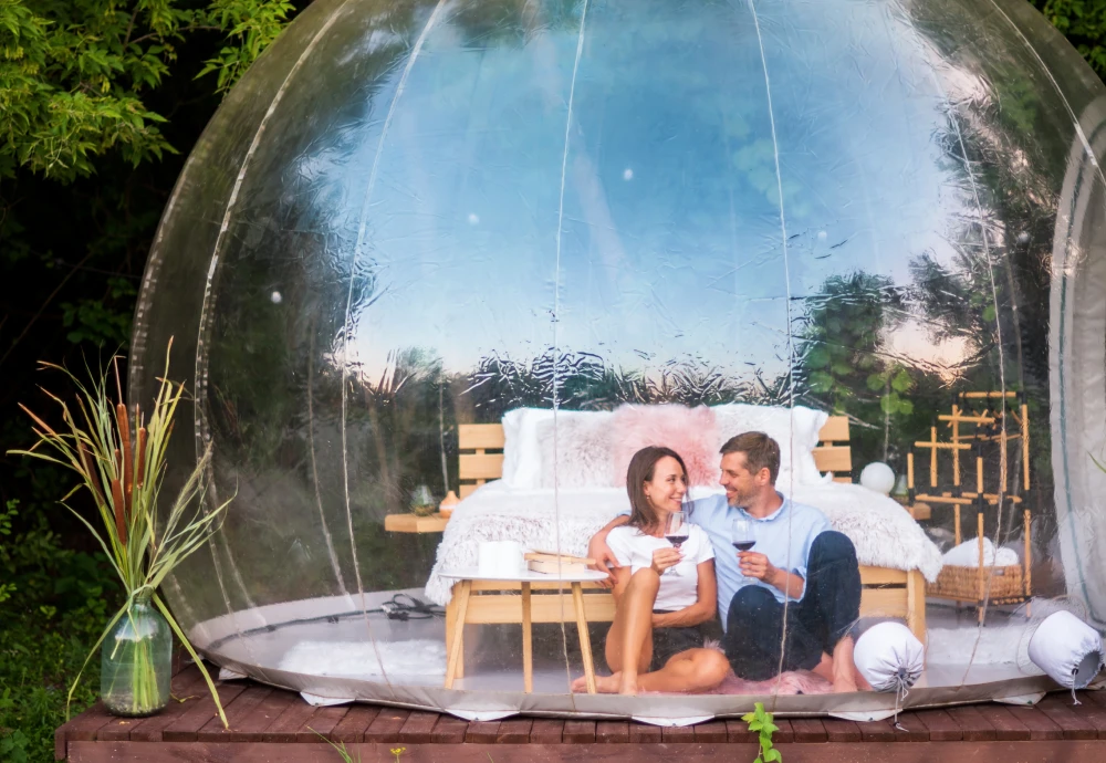 inflatable transparent dome tent